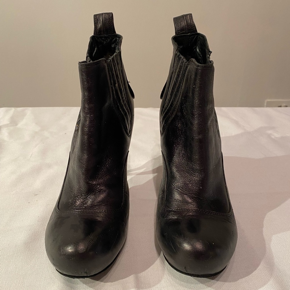 Mcqueen Platform Black Booties - image 2